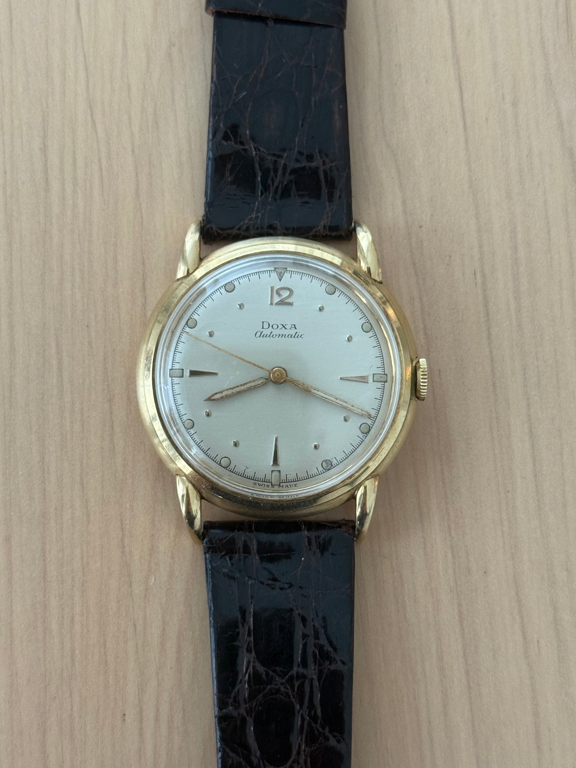 1950s Doxa Automatic 18K YG