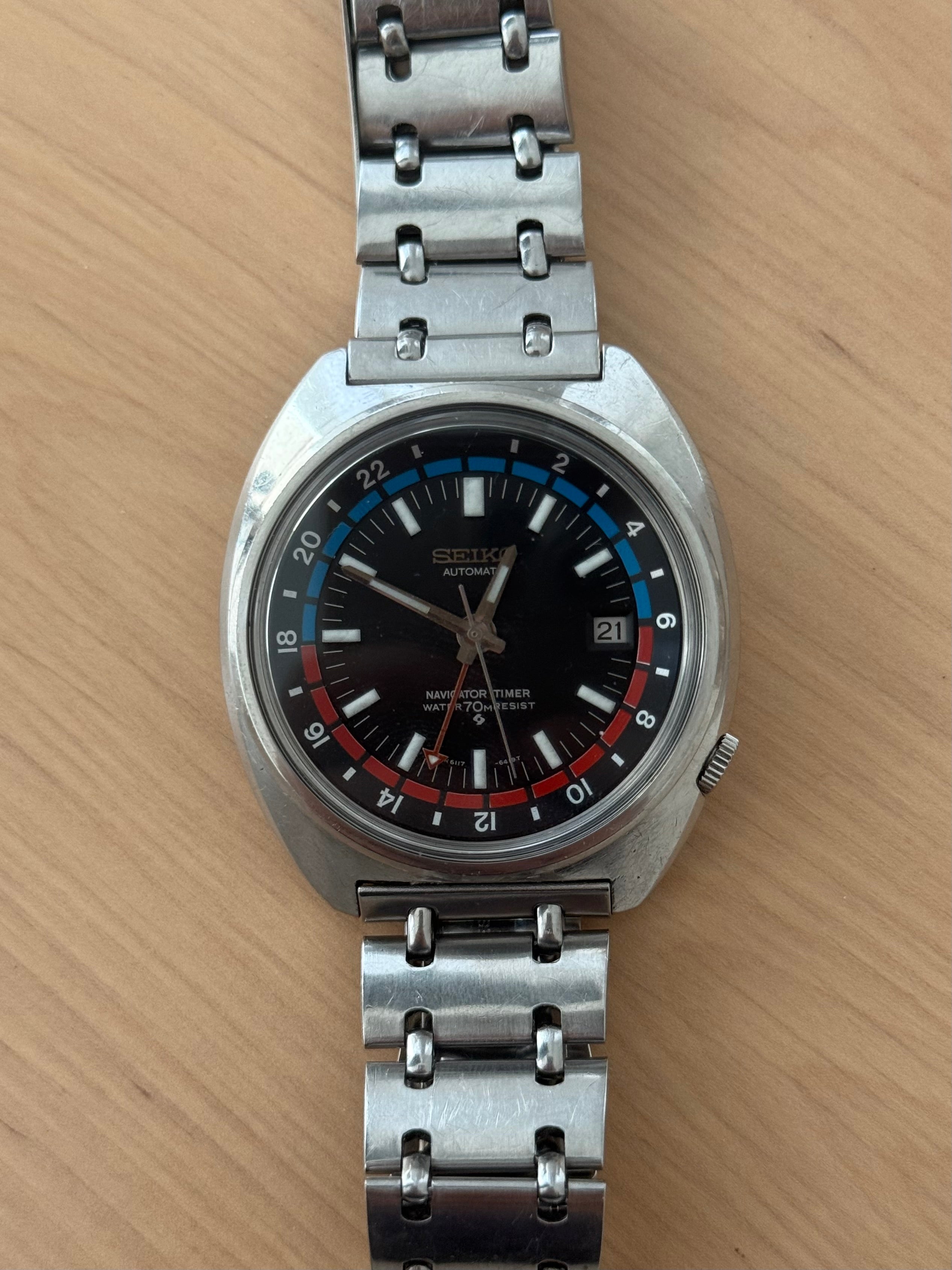 1970 Seiko Navigator Timer Ref. 6117-5470