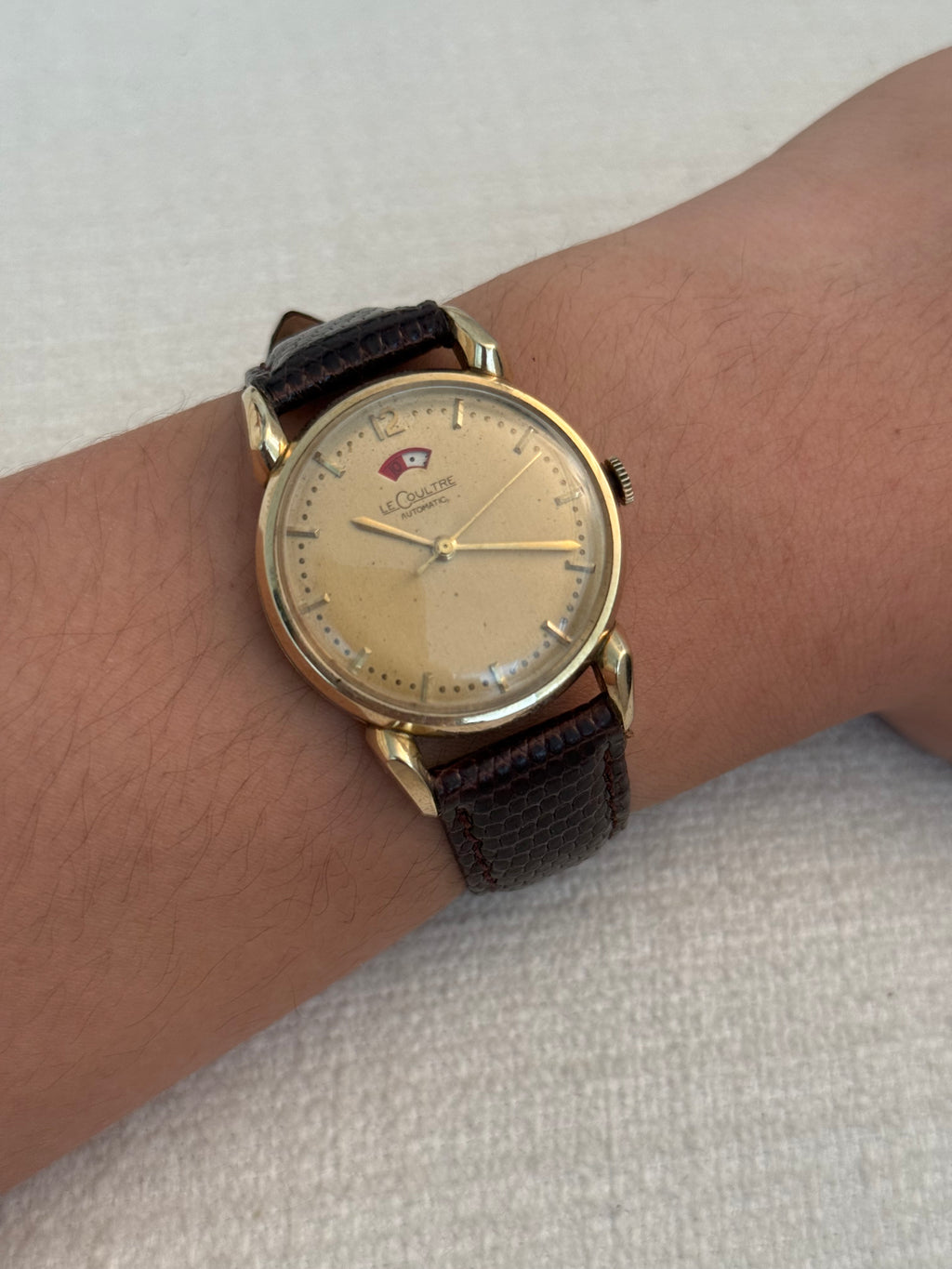 1953 LeCoultre “Powermatic” 14k Gold Case Cal. 481