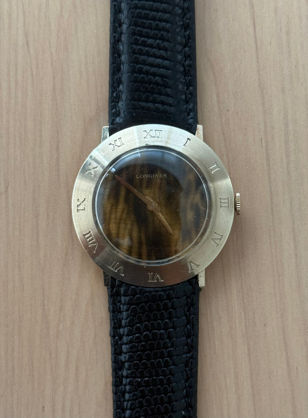 1950s Longines Tiger's Eye