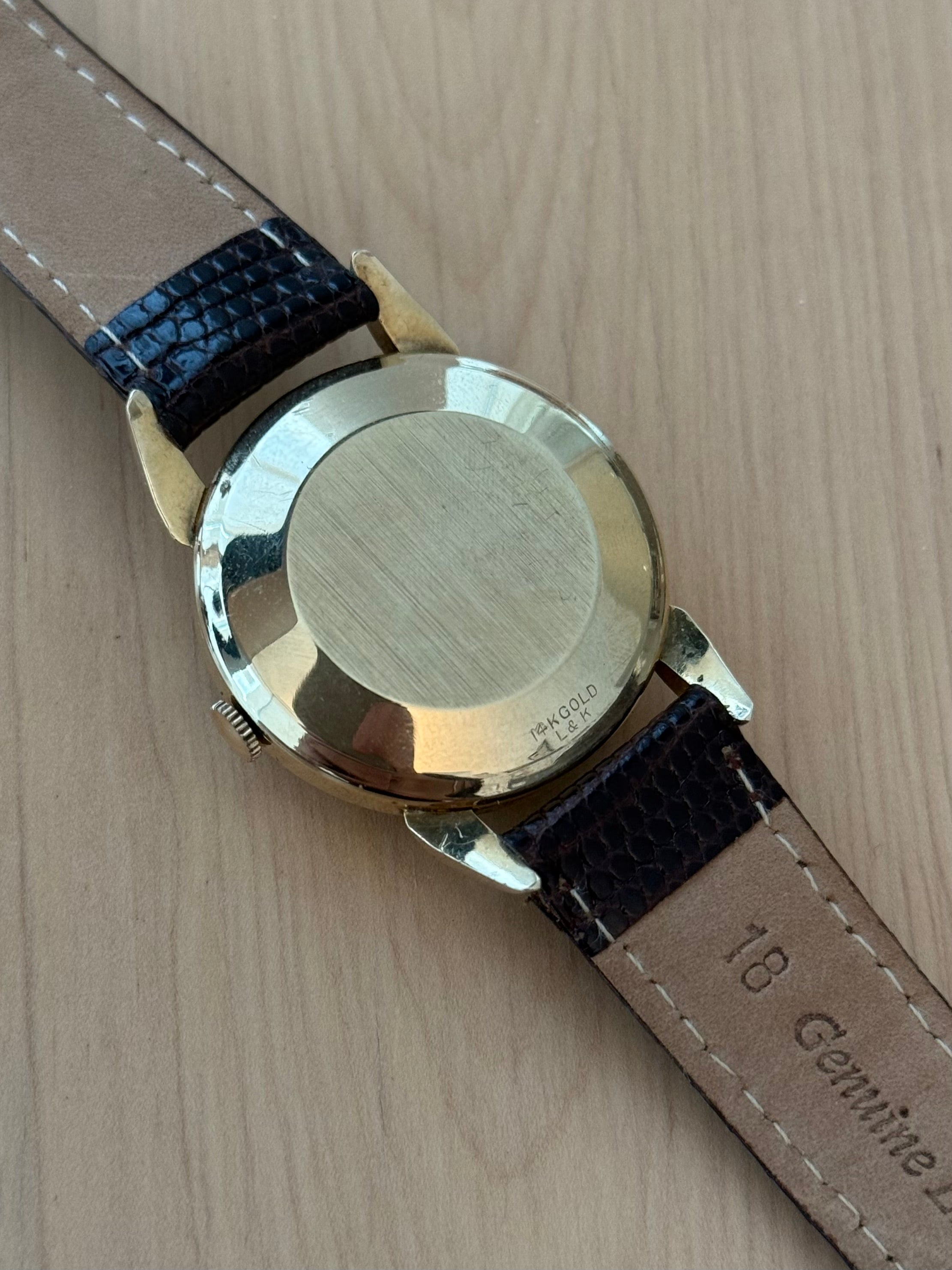 1953 LeCoultre “Powermatic” 14k Gold Case Cal. 481