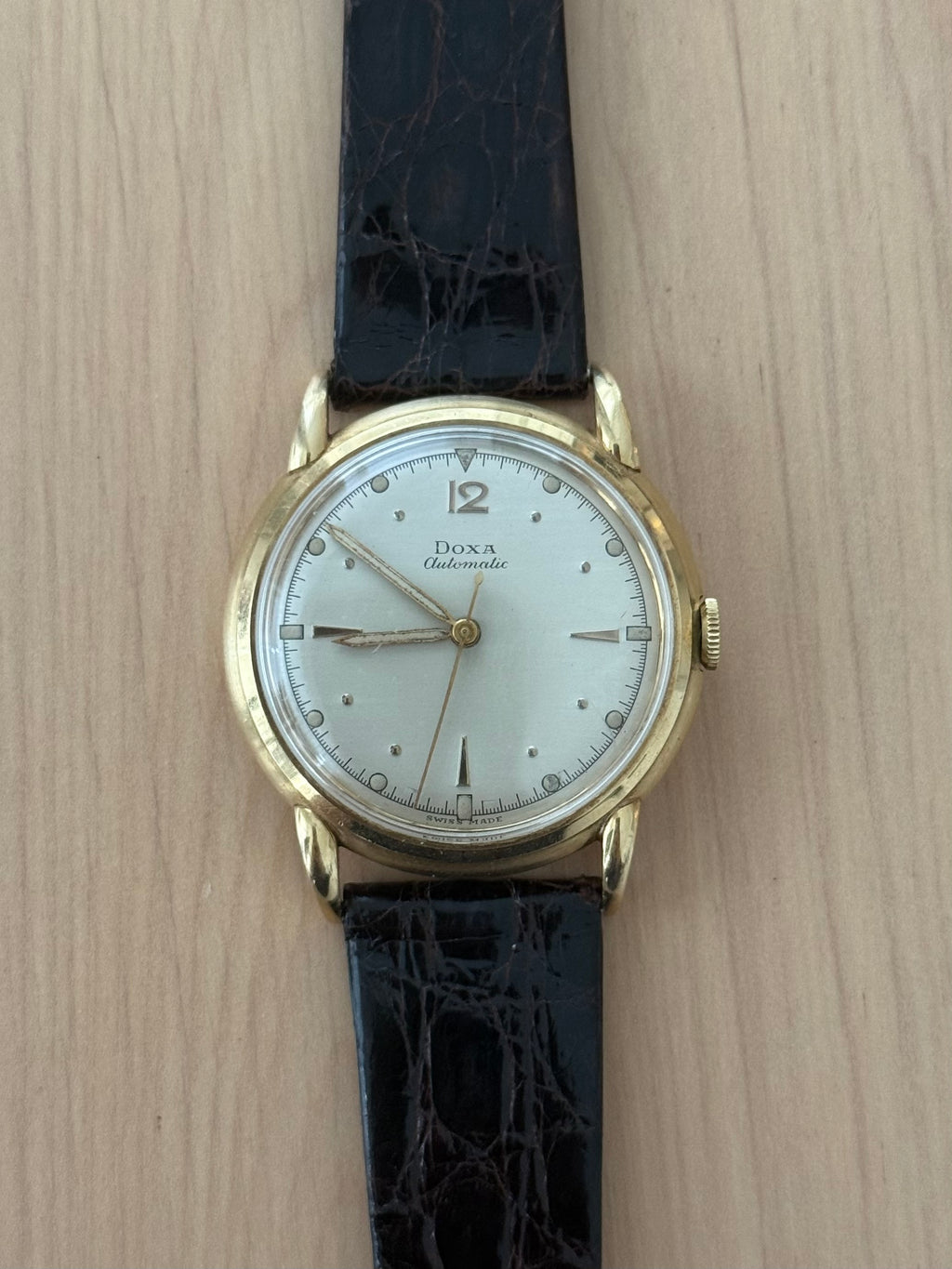 1950s Doxa Automatic 18K YG