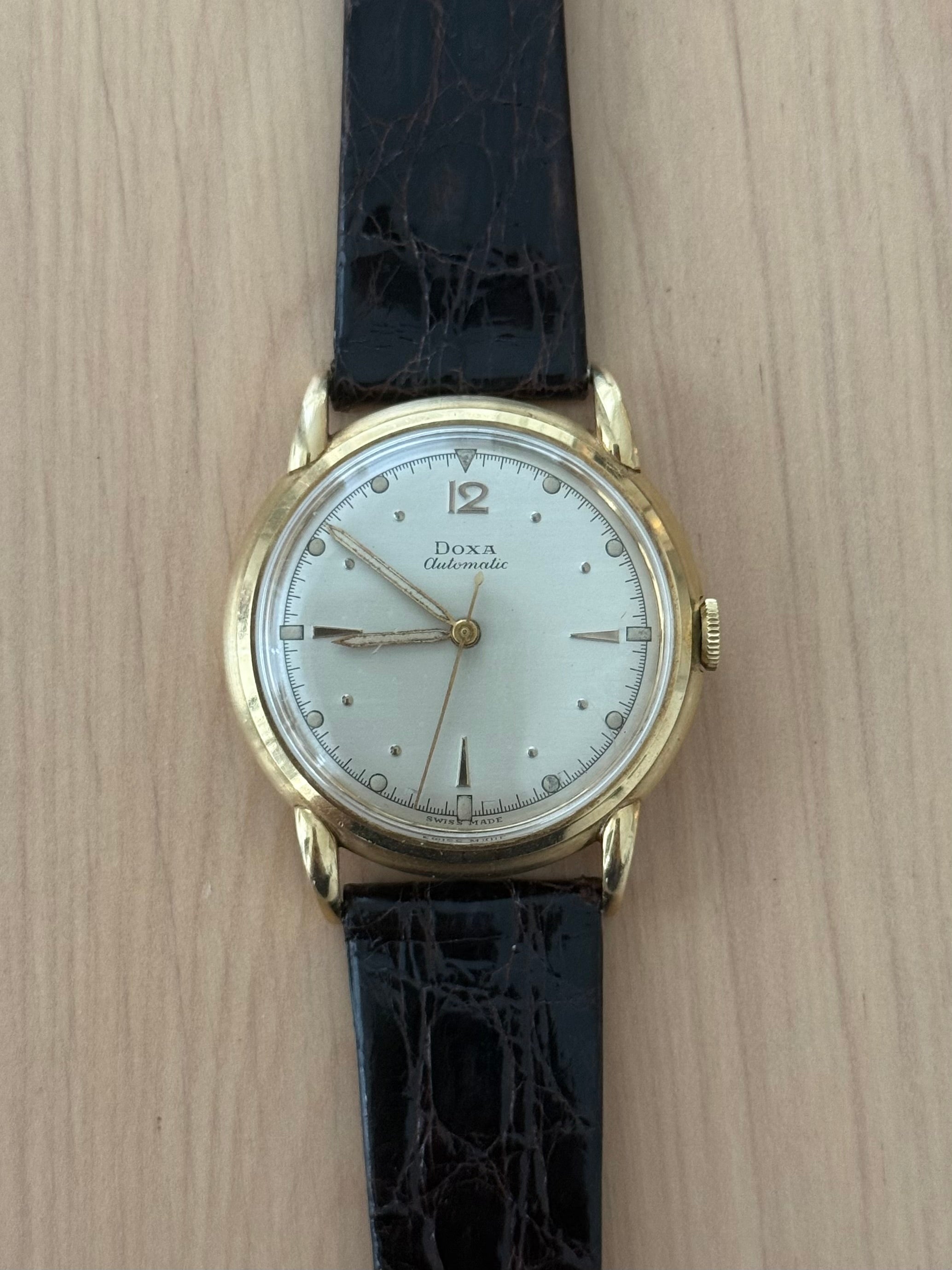 1950s Doxa Automatic 18K YG