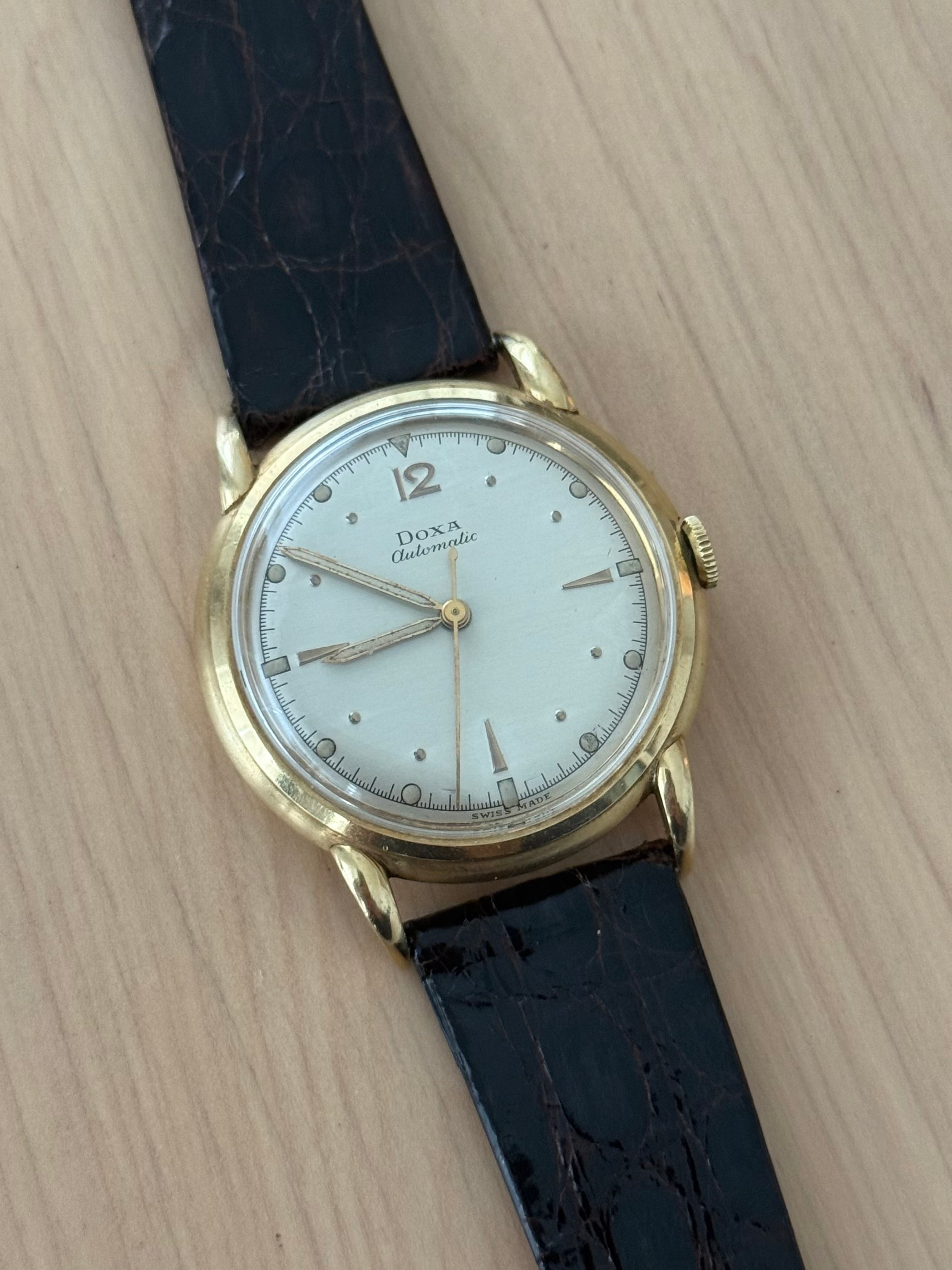 1950s Doxa Automatic 18K YG
