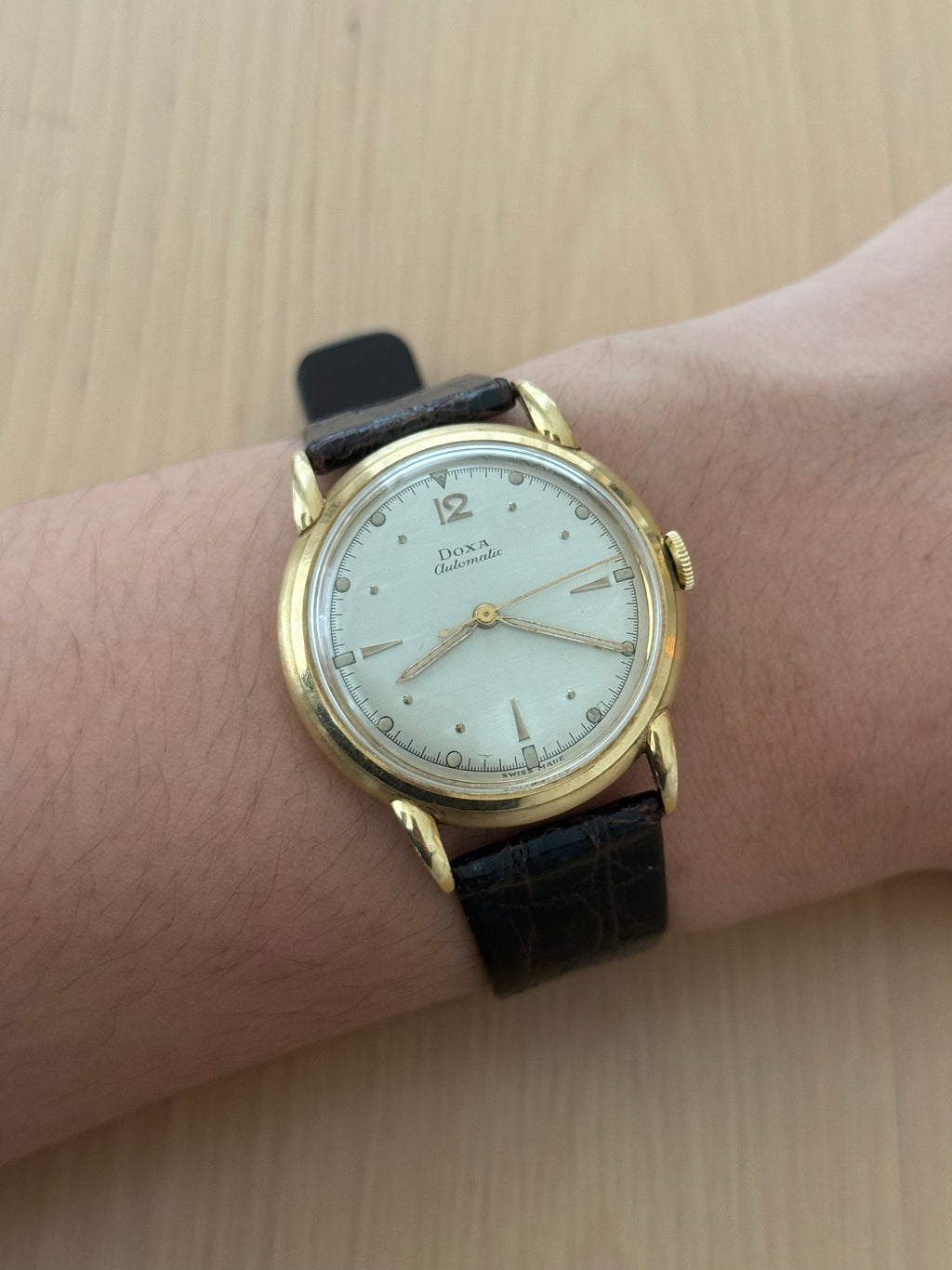 1950s Doxa Automatic 18K YG