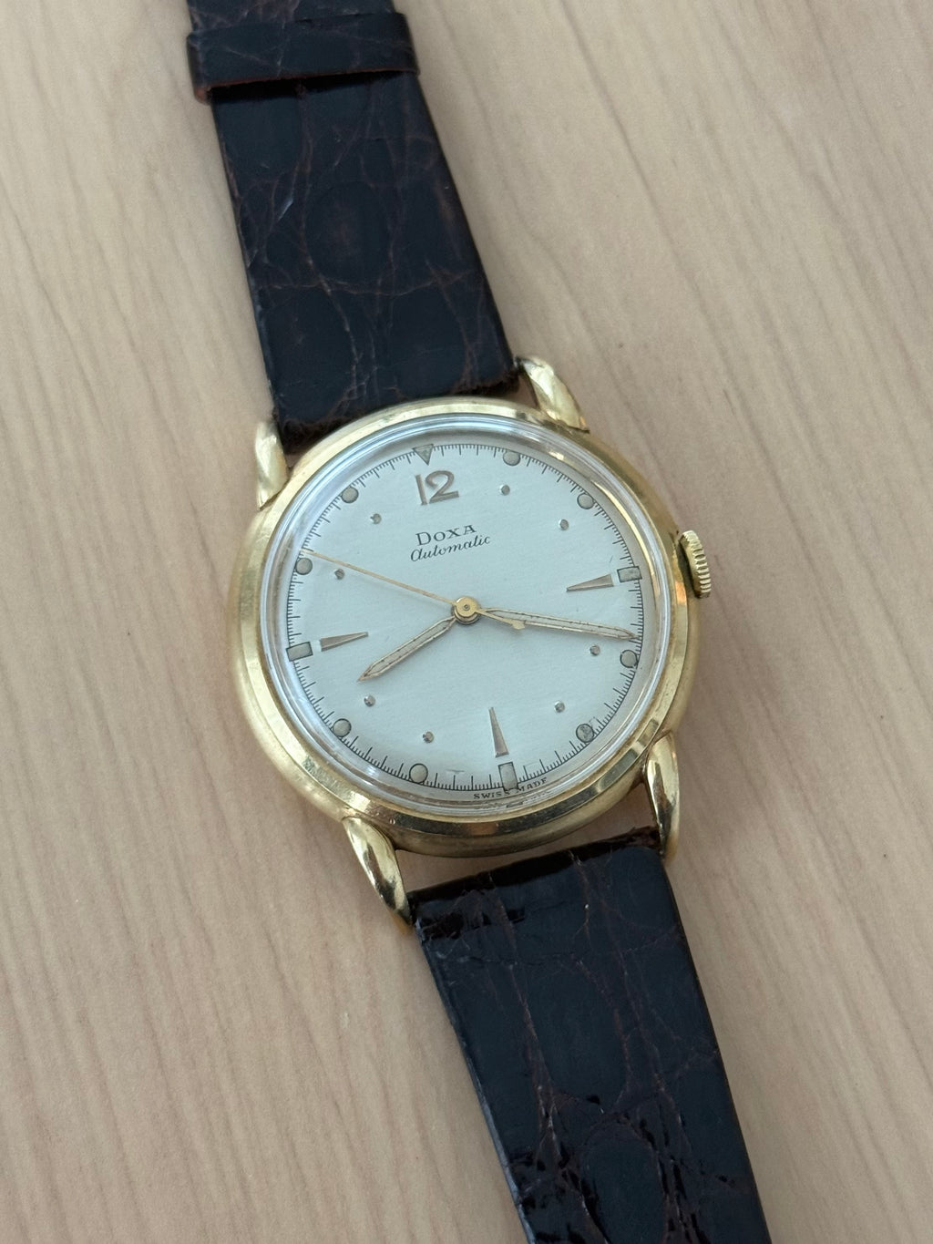 1950s Doxa Automatic 18K YG