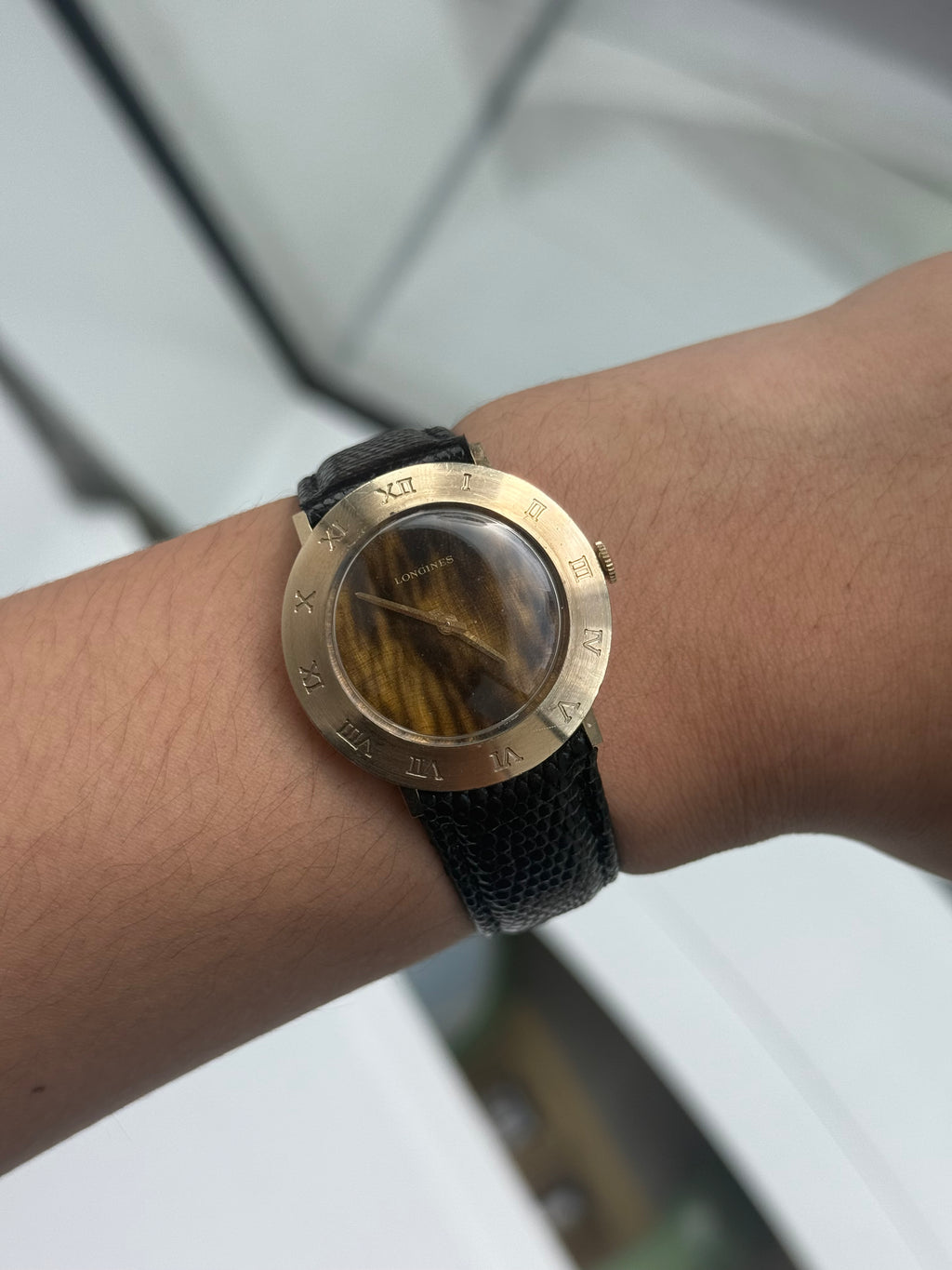 1950s Longines Tiger's Eye