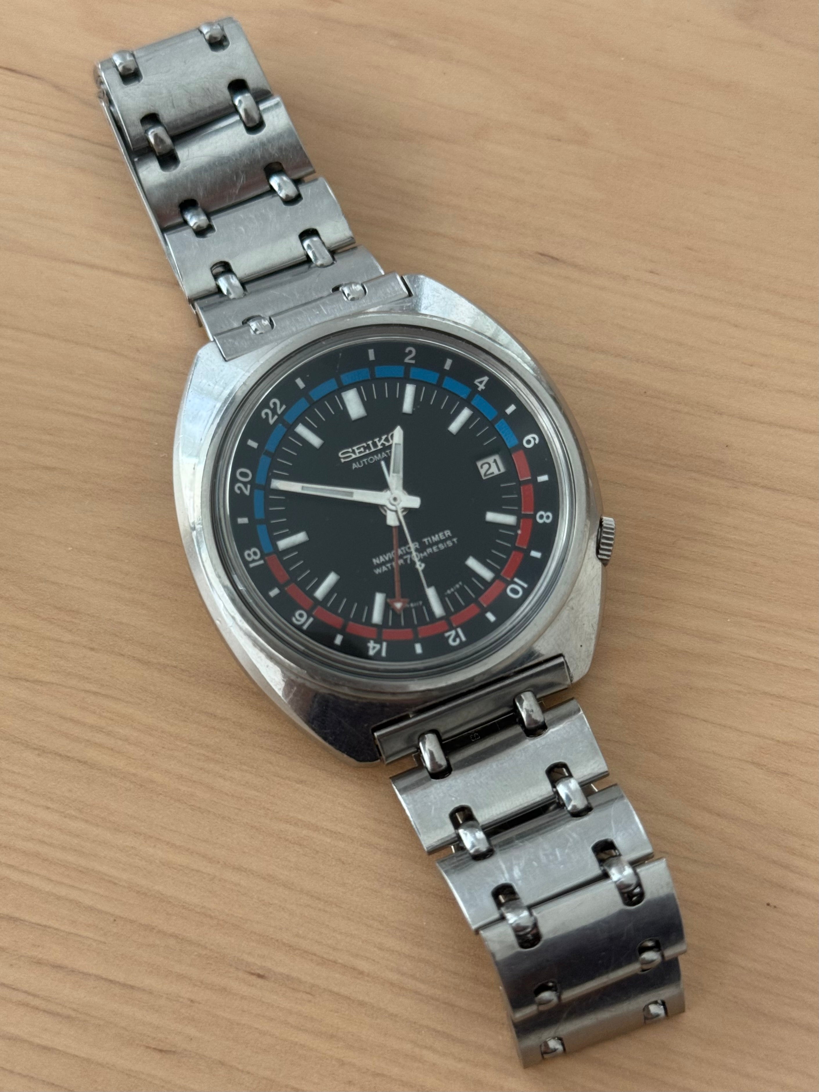 1970 Seiko Navigator Timer Ref. 6117-5470