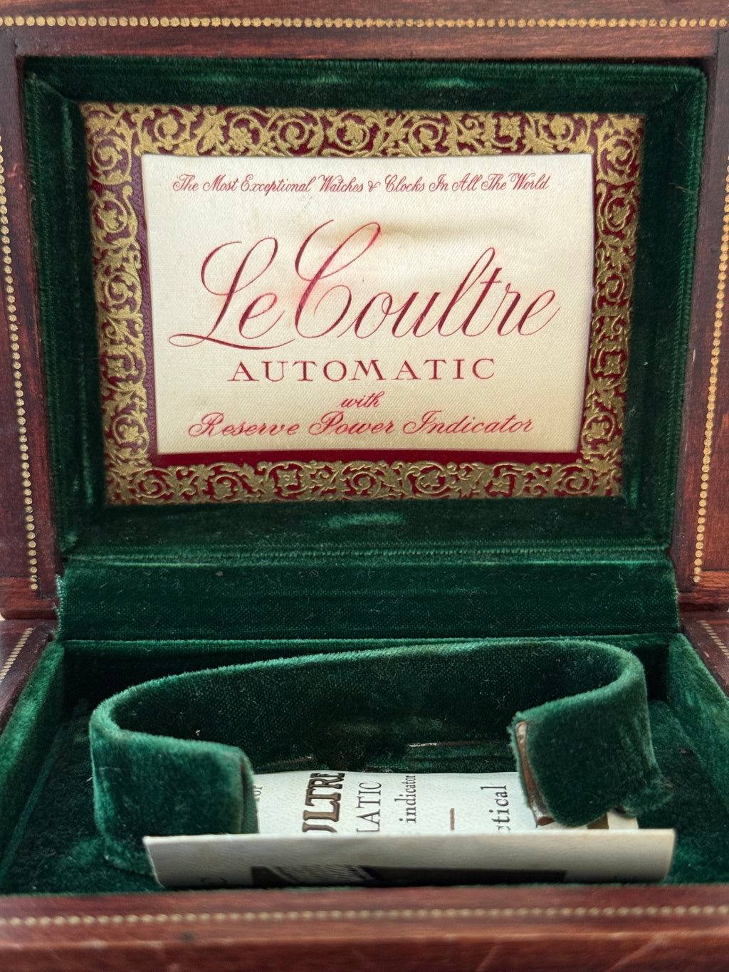 1953 LeCoultre “Powermatic” 14k Gold Case Cal. 481