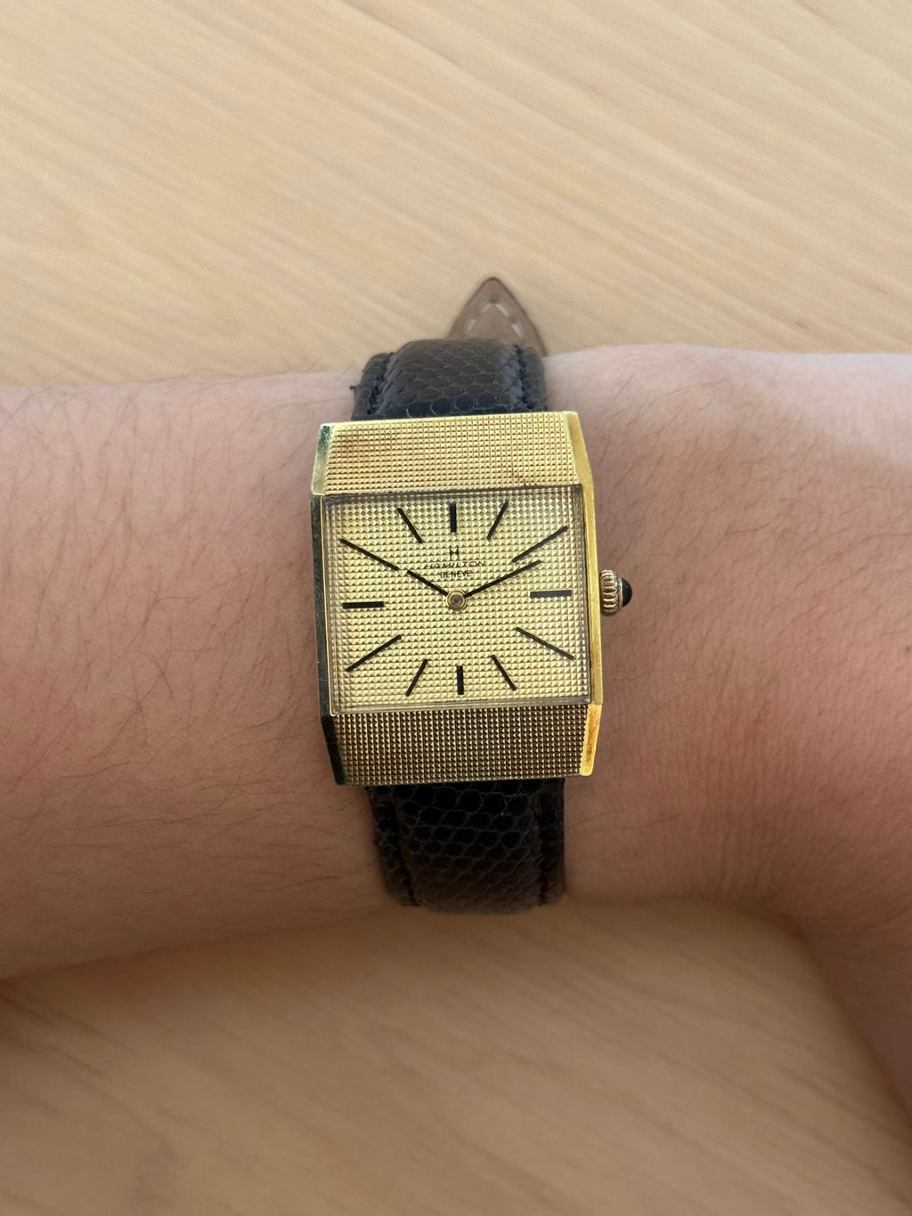 1970s Hamilton Geneve Hobnail