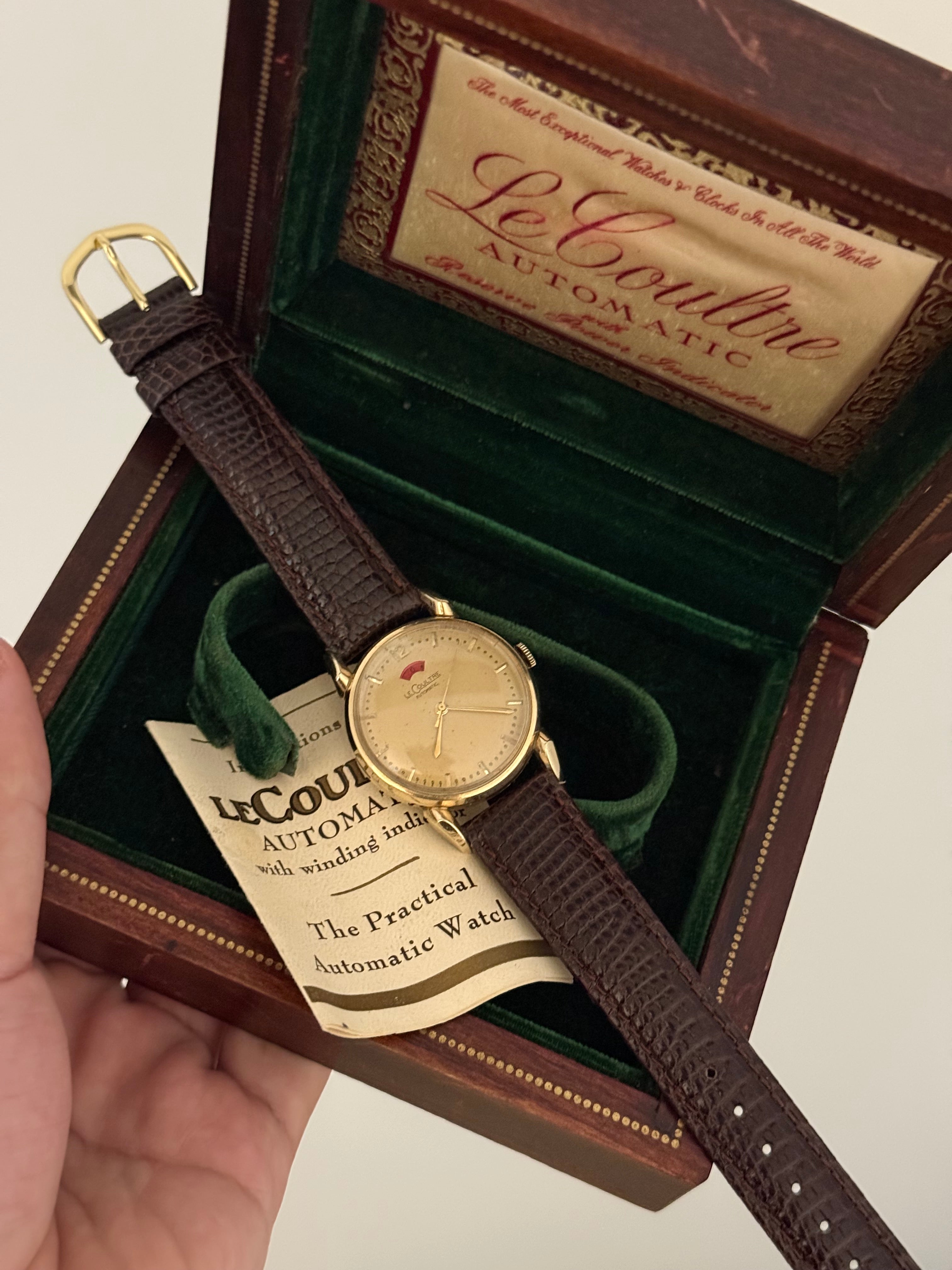 1953 LeCoultre “Powermatic” 14k Gold Case Cal. 481