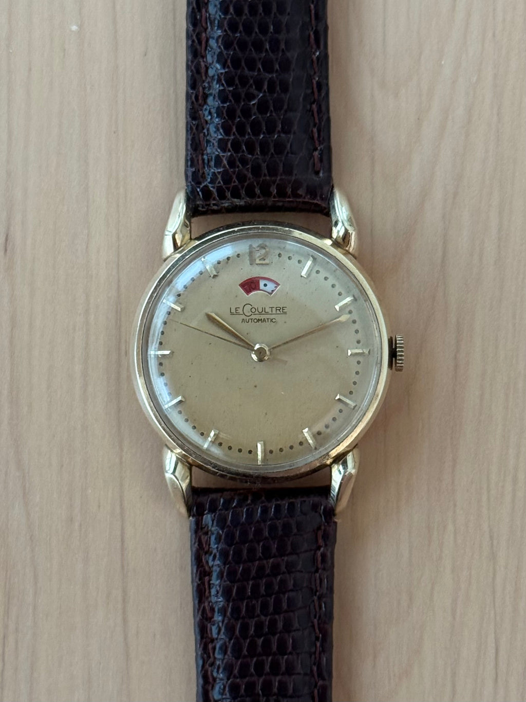 1953 LeCoultre “Powermatic” 14k Gold Case Cal. 481