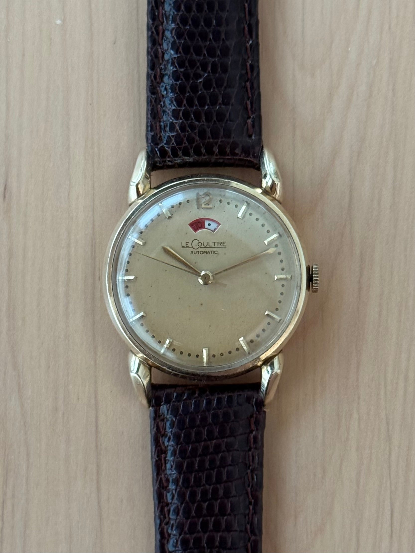 1953 LeCoultre “Powermatic” 14k Gold Case Cal. 481