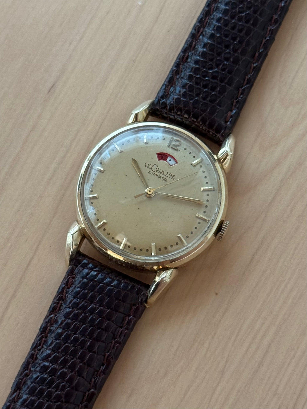 1953 LeCoultre “Powermatic” 14k Gold Case Cal. 481