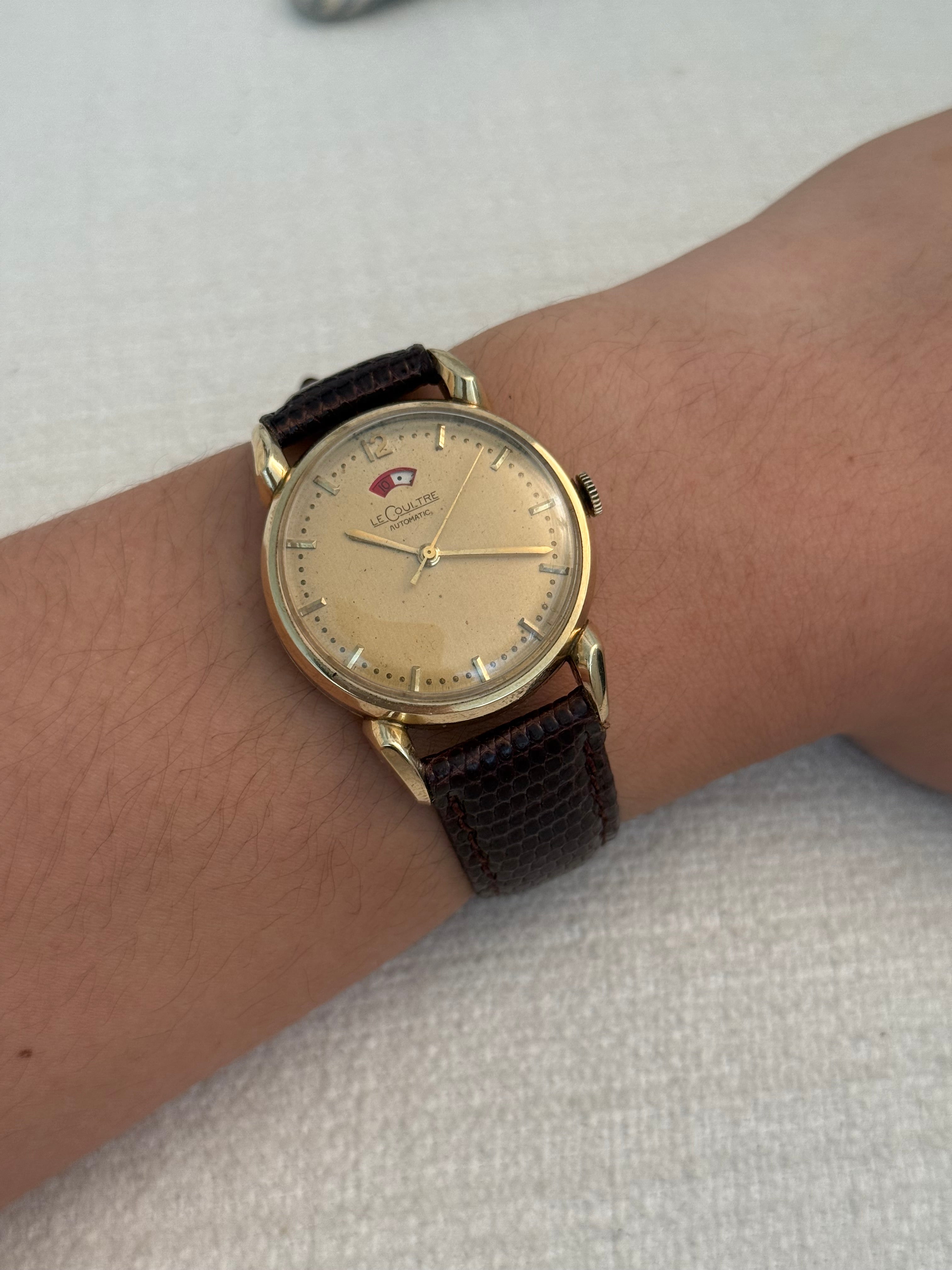 1953 LeCoultre “Powermatic” 14k Gold Case Cal. 481