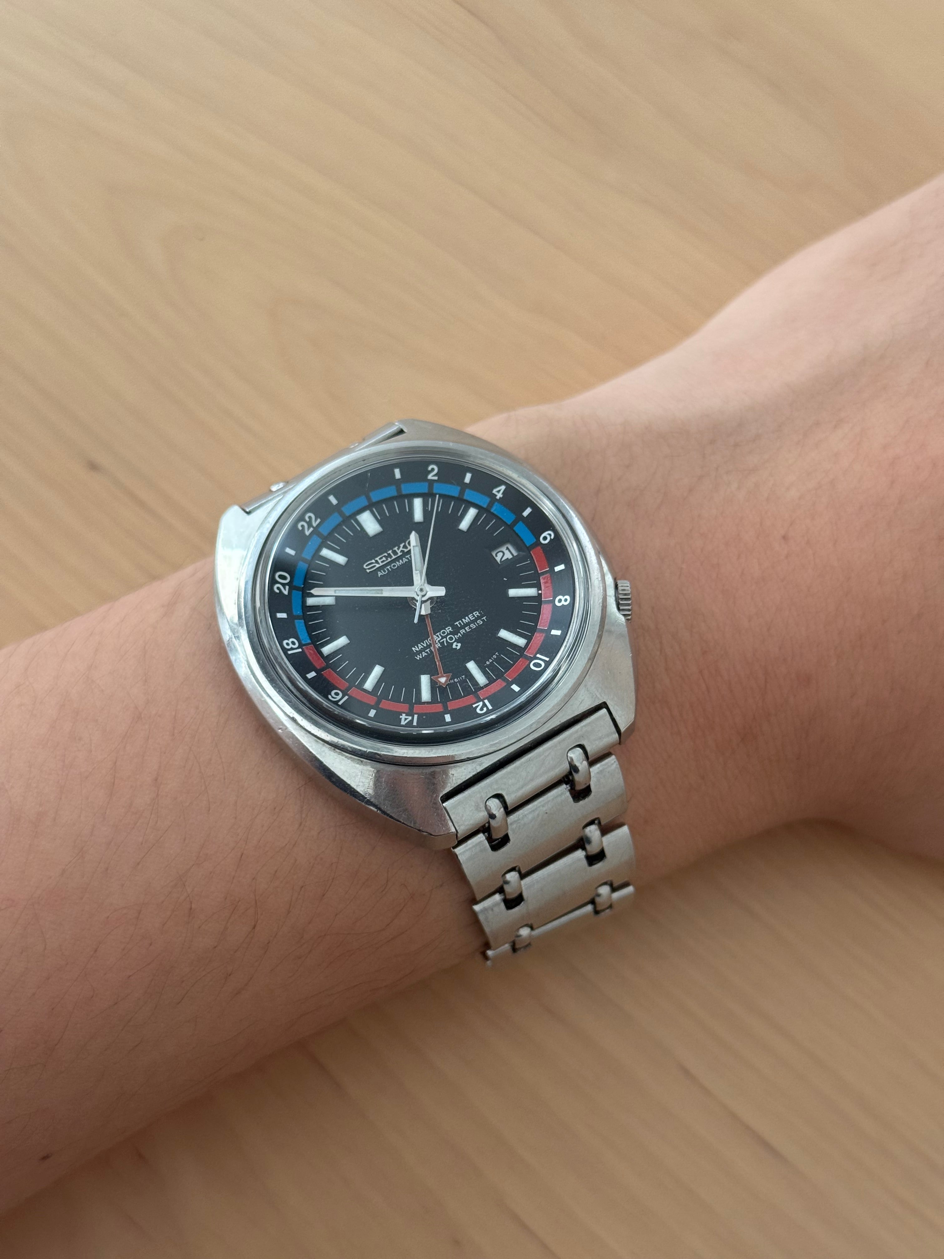 1970 Seiko Navigator Timer Ref. 6117-5470