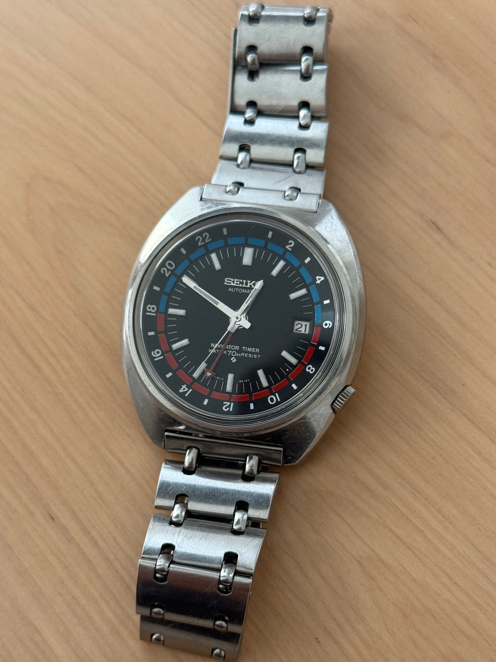 1970 Seiko Navigator Timer Ref. 6117-5470