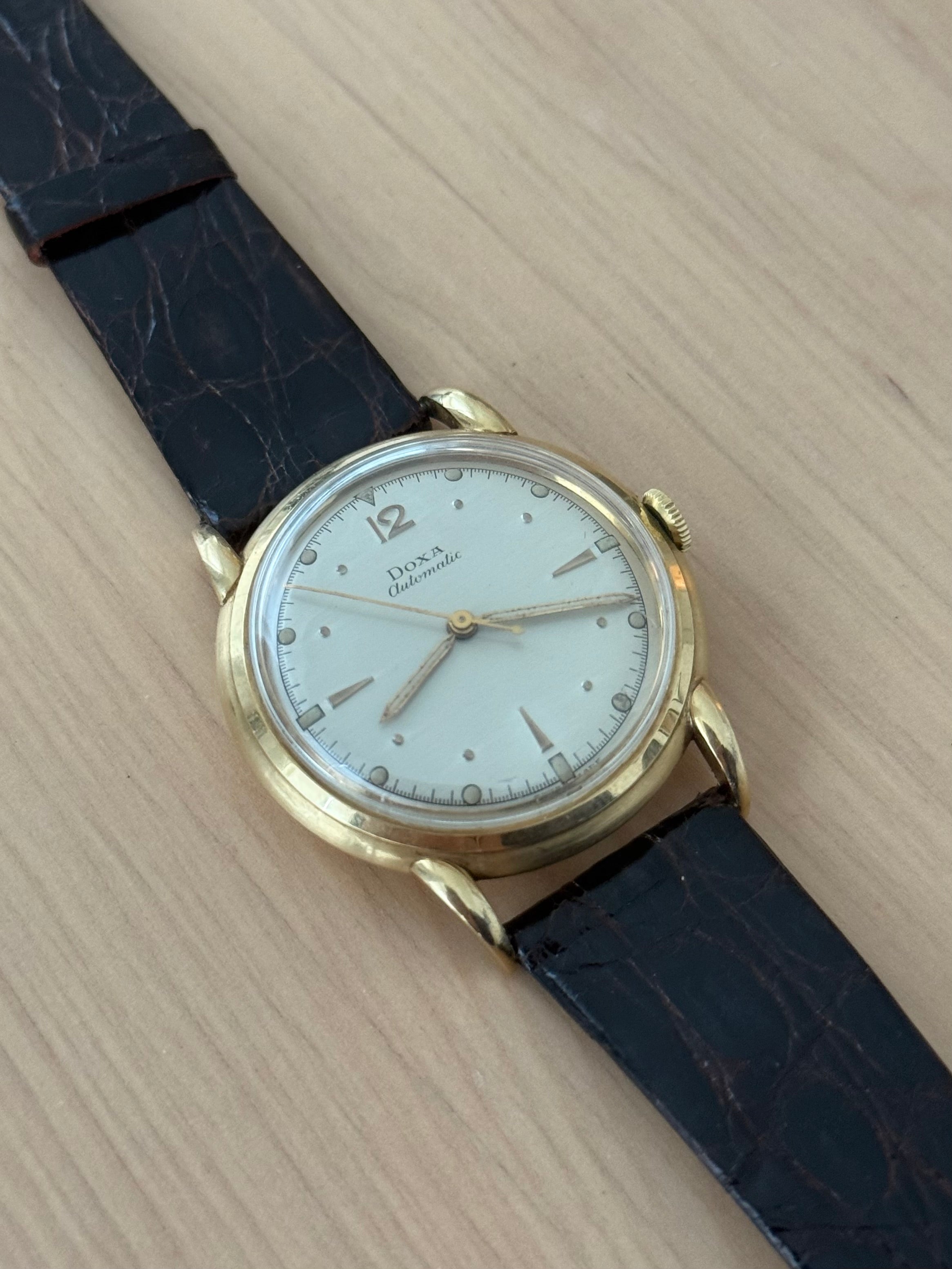 1950s Doxa Automatic 18K YG