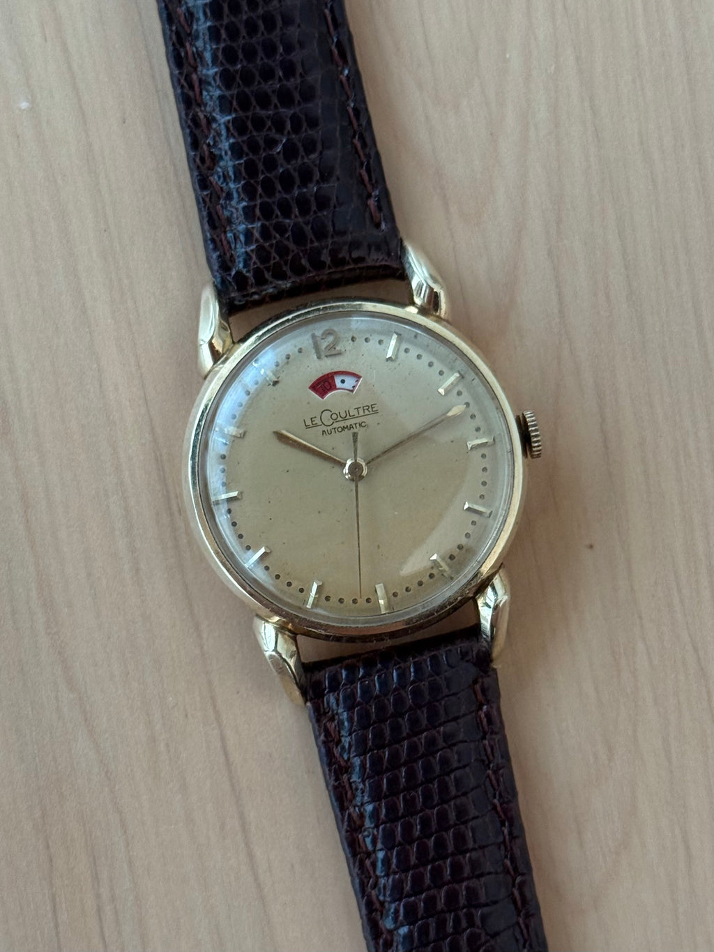 1953 LeCoultre “Powermatic” 14k Gold Case Cal. 481