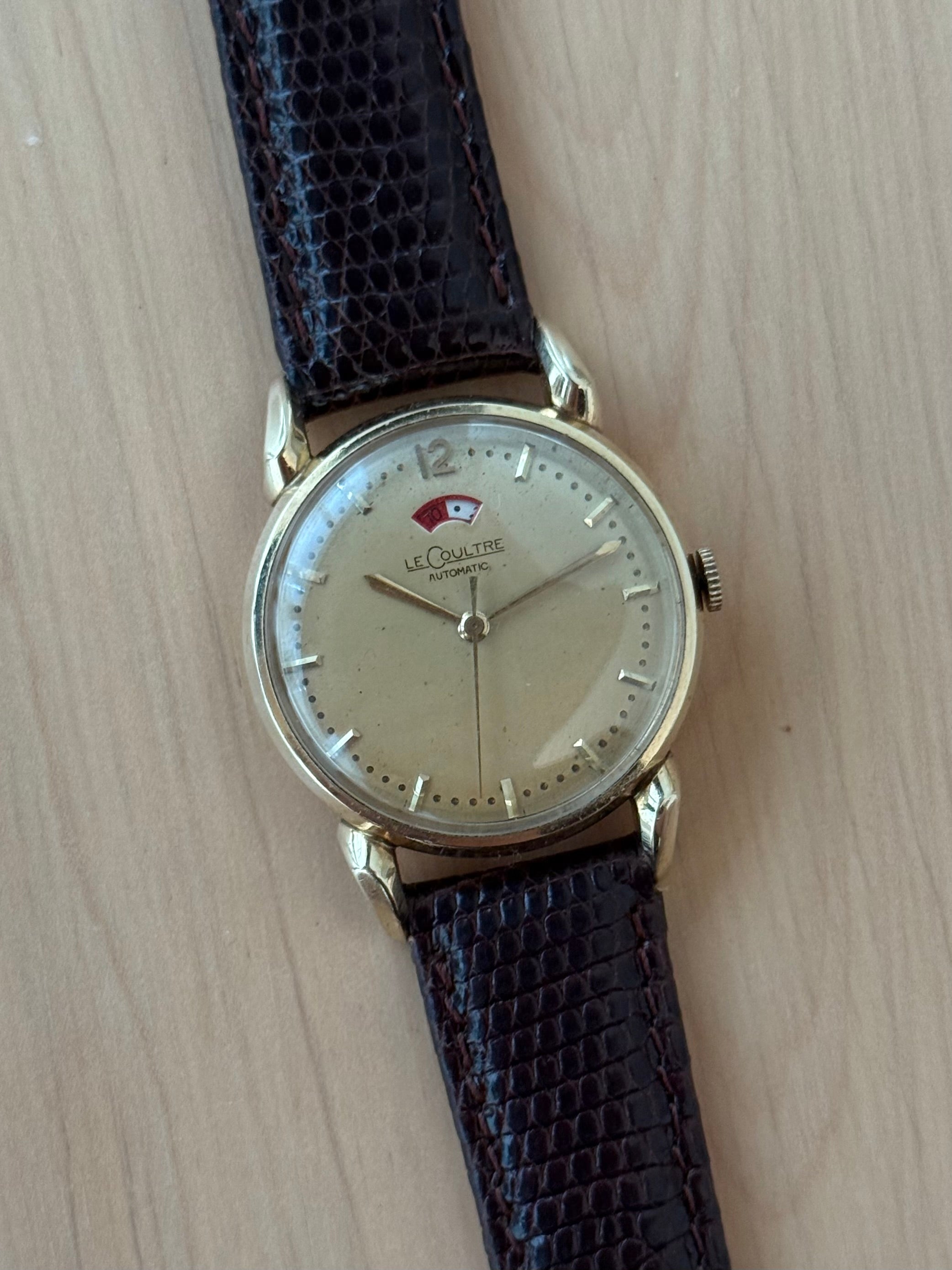1953 LeCoultre “Powermatic” 14k Gold Case Cal. 481