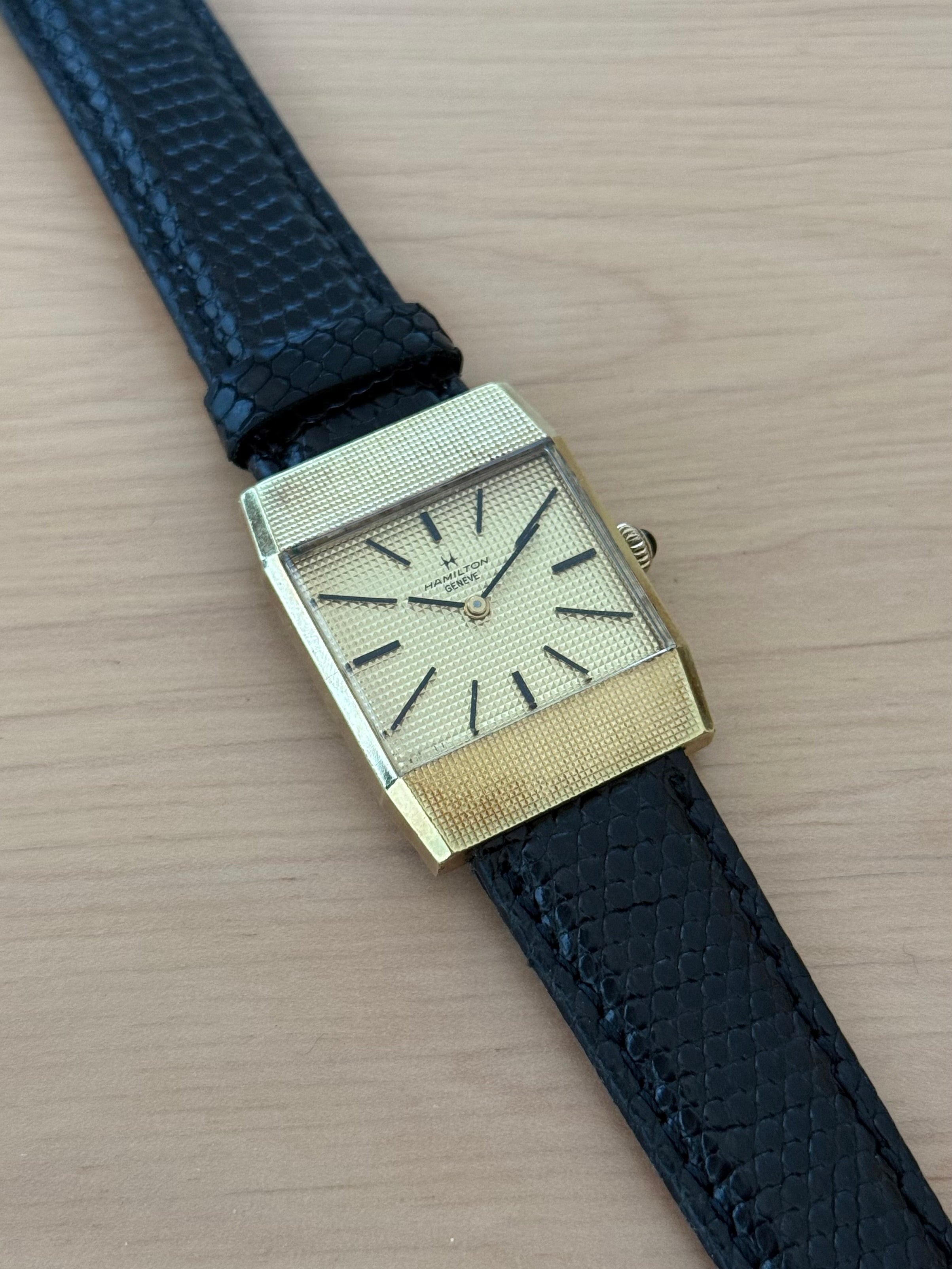 1970s Hamilton Geneve Hobnail